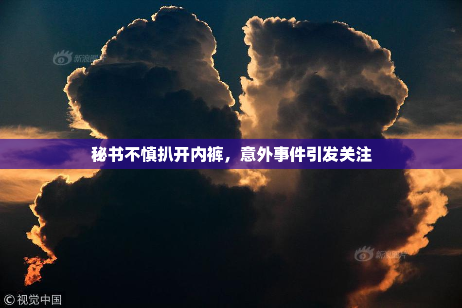 秘书不慎扒开内裤，意外事件引发关注