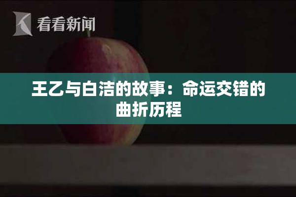 王乙与白洁的故事：命运交错的曲折历程