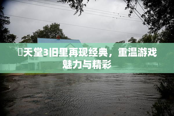 妺天堂3旧里再现经典，重温游戏魅力与精彩