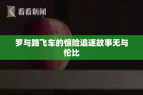 罗与路飞车的惊险追逐故事无与伦比