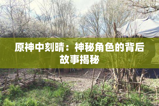 原神中刻晴：神秘角色的背后故事揭秘