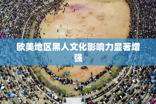 欧美地区黑人文化影响力显著增强