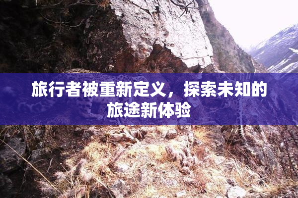 旅行者被重新定义，探索未知的旅途新体验