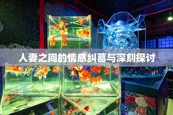 人妻之间的情感纠葛与深刻探讨