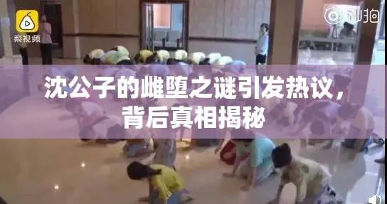 沈公子的雌堕之谜引发热议，背后真相揭秘
