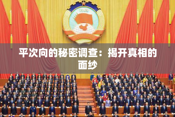 平次向的秘密调查：揭开真相的面纱