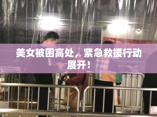 美女被困高处，紧急救援行动展开！