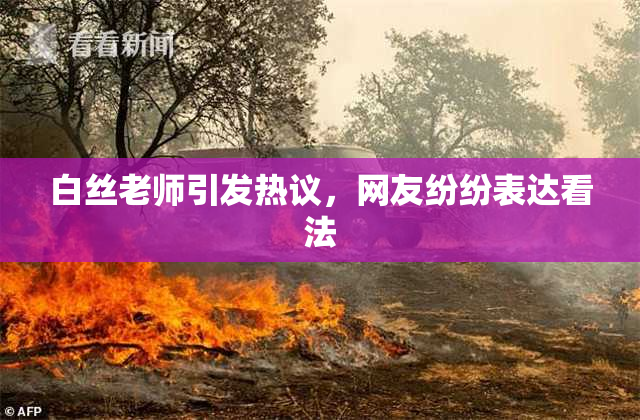 白丝老师引发热议，网友纷纷表达看法