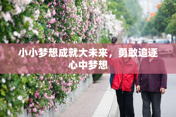 小小梦想成就大未来，勇敢追逐心中梦想