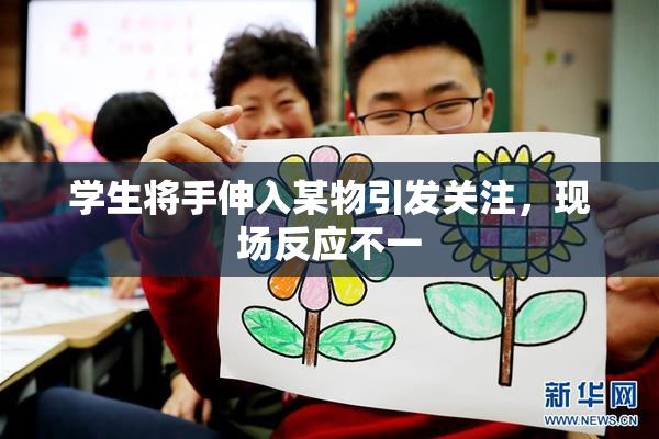 学生将手伸入某物引发关注，现场反应不一