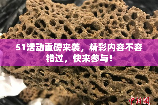 51活动重磅来袭，精彩内容不容错过，快来参与！