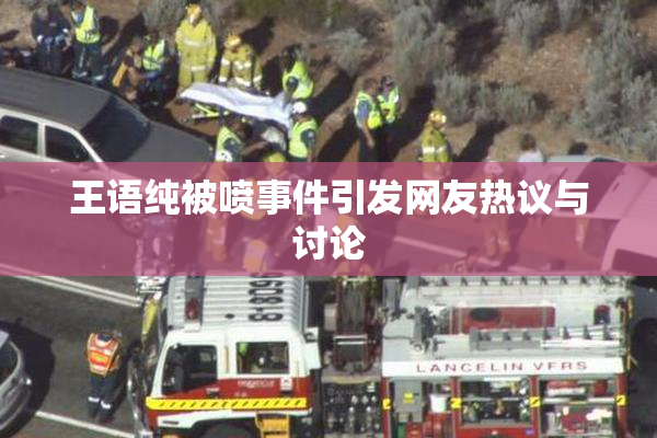 王语纯被喷事件引发网友热议与讨论