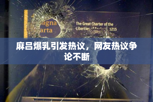 麻吕爆乳引发热议，网友热议争论不断
