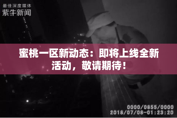 蜜桃一区新动态：即将上线全新活动，敬请期待！
