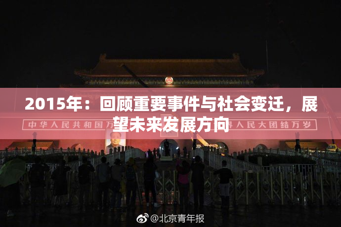 2015年：回顾重要事件与社会变迁，展望未来发展方向