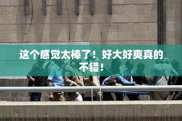 这个感觉太棒了！好大好爽真的不错！