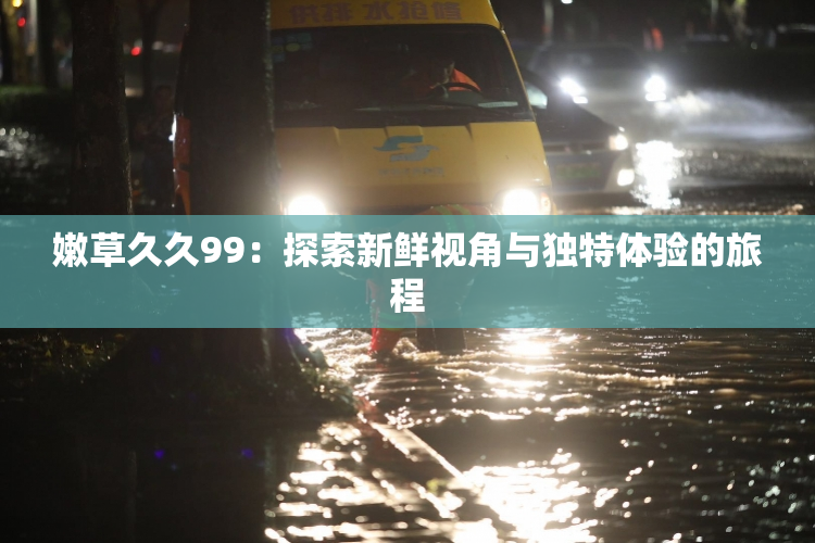 嫩草久久99：探索新鲜视角与独特体验的旅程