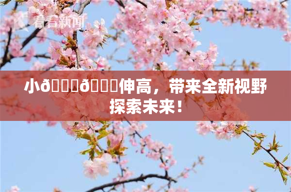 小🐔🐔伸高，带来全新视野探索未来！