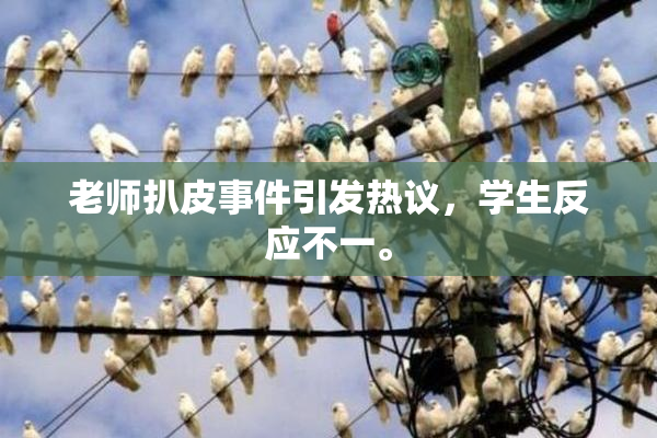 老师扒皮事件引发热议，学生反应不一。