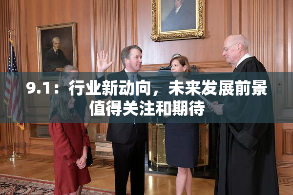 9.1：行业新动向，未来发展前景值得关注和期待