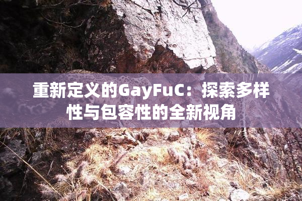 重新定义的GayFuC：探索多样性与包容性的全新视角