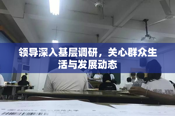 领导深入基层调研，关心群众生活与发展动态