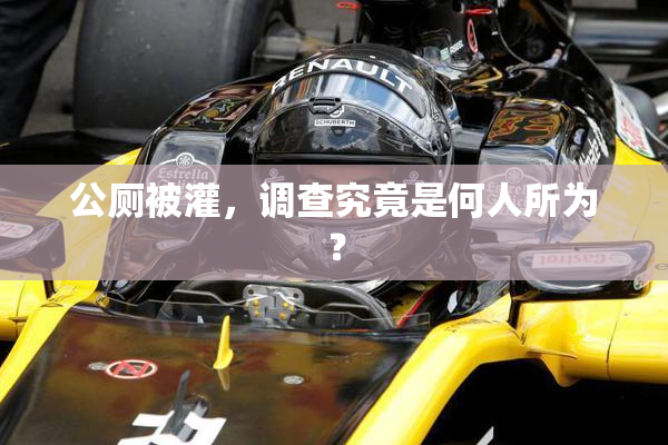 公厕被灌，调查究竟是何人所为？