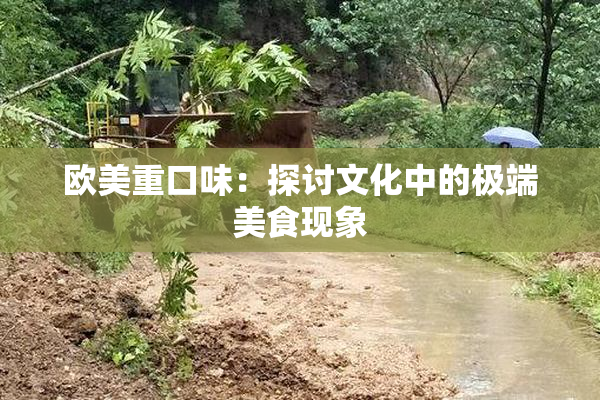 欧美重口味：探讨文化中的极端美食现象