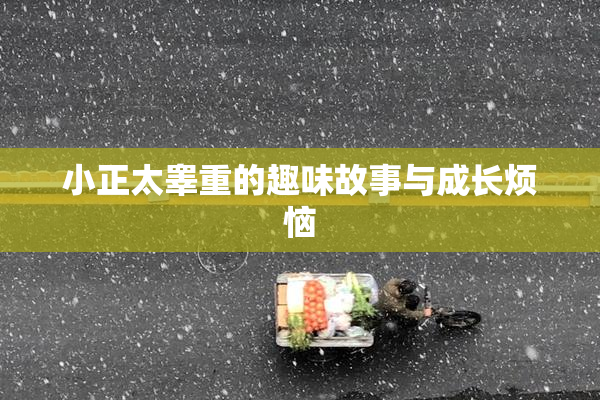 小正太睾重的趣味故事与成长烦恼