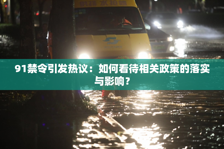 91禁令引发热议：如何看待相关政策的落实与影响？
