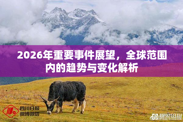 2026年重要事件展望，全球范围内的趋势与变化解析