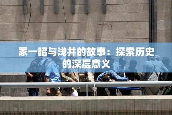 冢一昭与浅井的故事：探索历史的深层意义