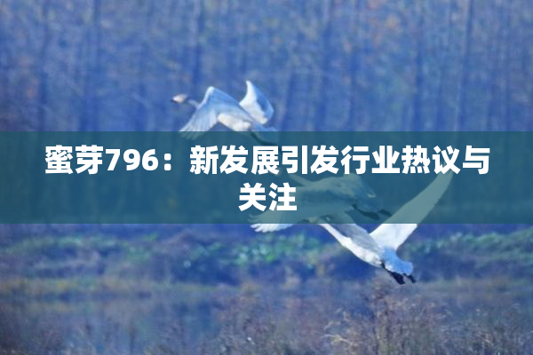 蜜芽796：新发展引发行业热议与关注