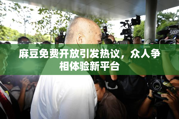 麻豆免费开放引发热议，众人争相体验新平台