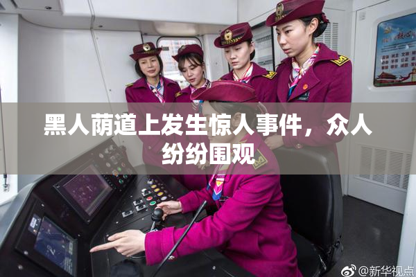 黑人荫道上发生惊人事件，众人纷纷围观