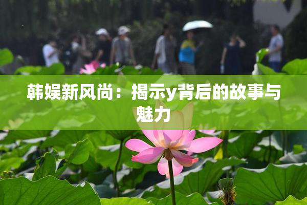 韩娱新风尚：揭示y背后的故事与魅力