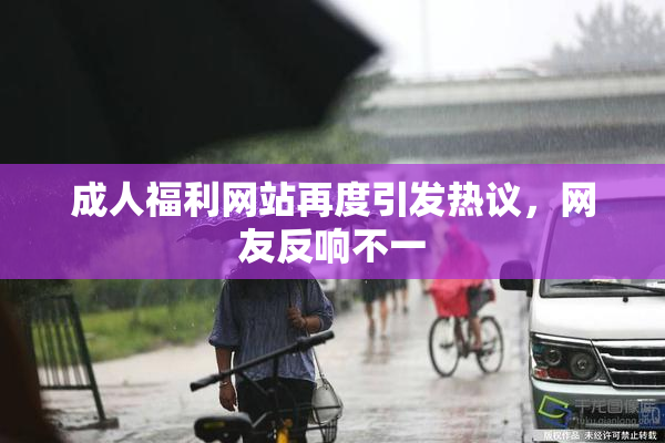 成人福利网站再度引发热议，网友反响不一