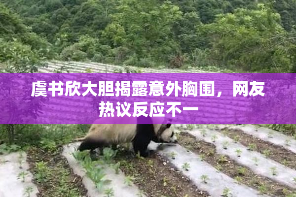 虞书欣大胆揭露意外胸围，网友热议反应不一
