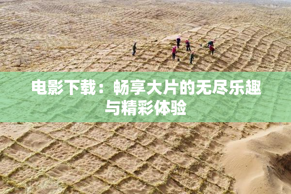 电影下载：畅享大片的无尽乐趣与精彩体验