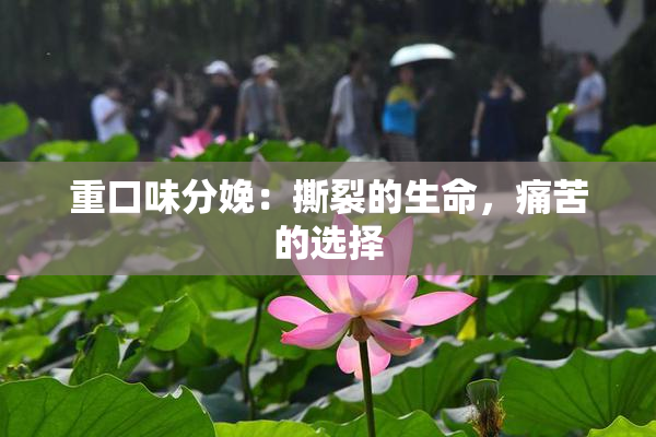 重口味分娩：撕裂的生命，痛苦的选择