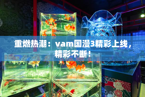 重燃热潮：vam国漫3精彩上线，精彩不断！