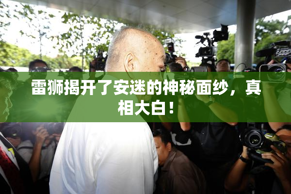 雷狮揭开了安迷的神秘面纱，真相大白！
