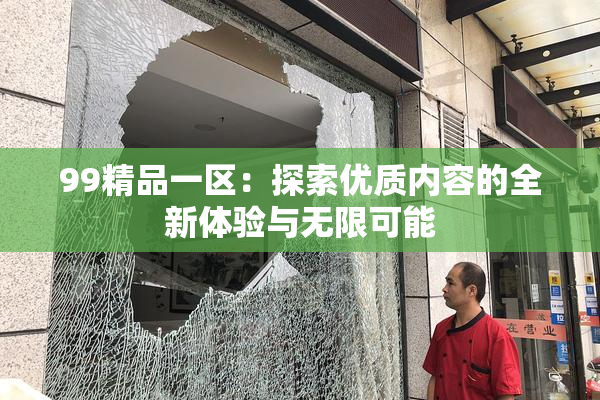 99精品一区：探索优质内容的全新体验与无限可能