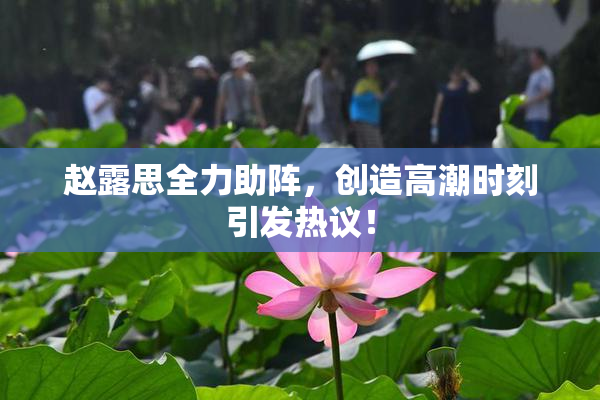 赵露思全力助阵，创造高潮时刻引发热议！