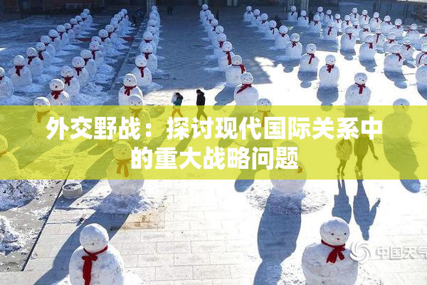外交野战：探讨现代国际关系中的重大战略问题