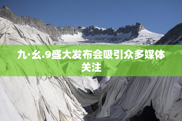 九·幺.9盛大发布会吸引众多媒体关注