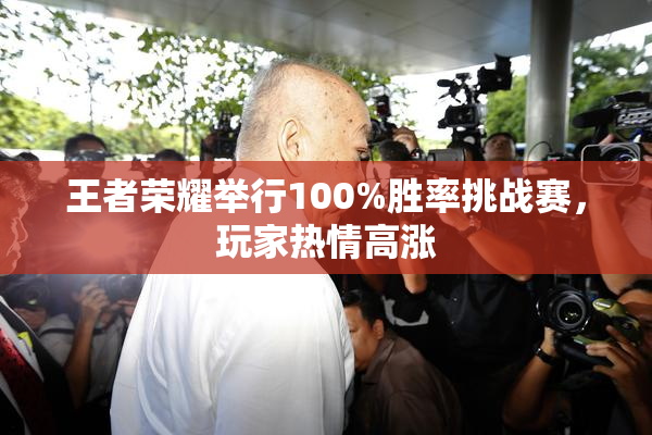 王者荣耀举行100%胜率挑战赛，玩家热情高涨
