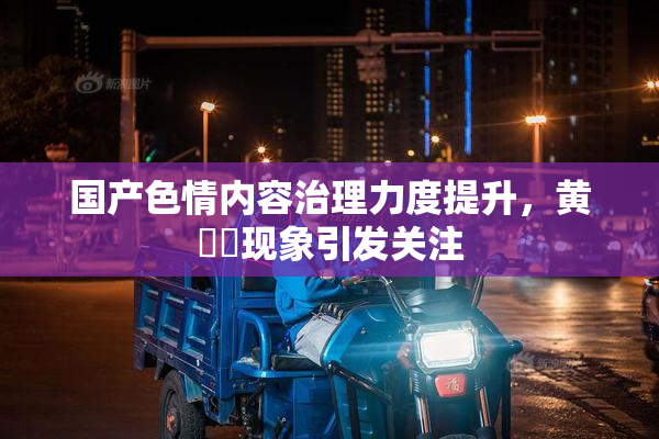 国产色情内容治理力度提升，黄❌‌现象引发关注