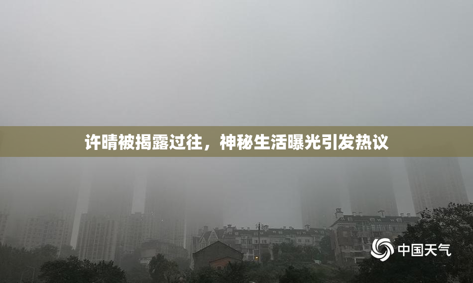 许晴被揭露过往，神秘生活曝光引发热议
