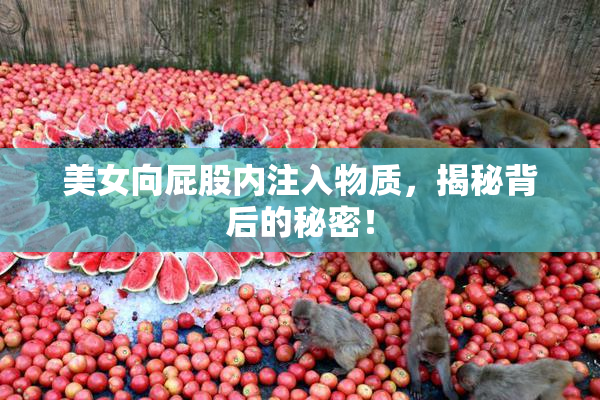 美女向屁股内注入物质，揭秘背后的秘密！